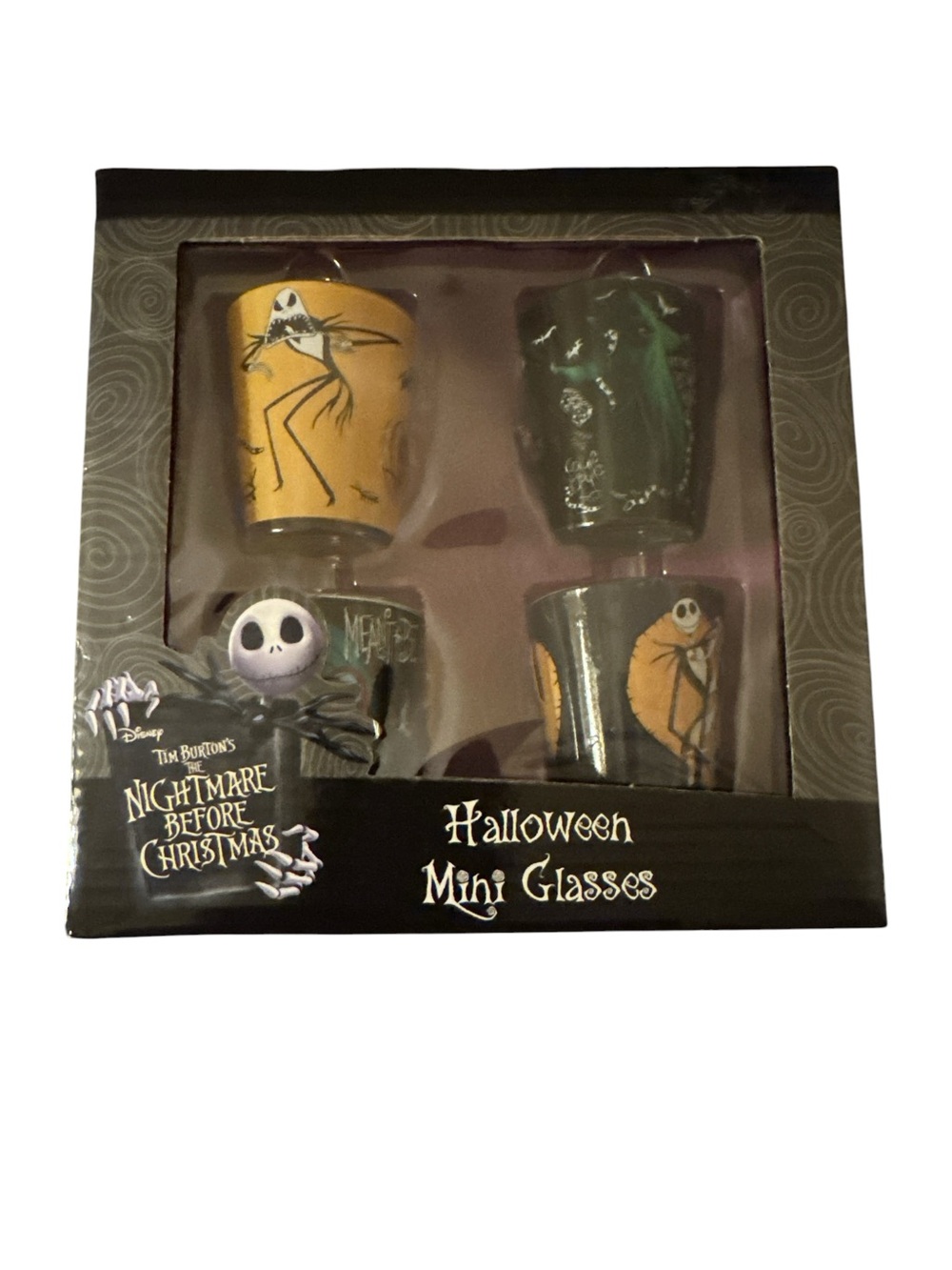Disney Tim Burton’s The Nightmare Before Christmas Halloween mini glasses NIB